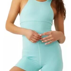 FP Movement by Free People Aqua Romper